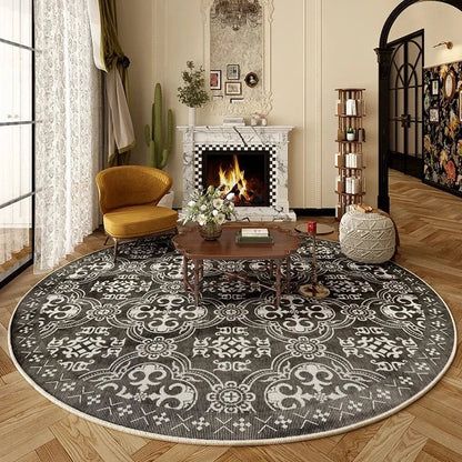 Tapis Rond Moderne Élégance Sobre - Mon Tapis Design