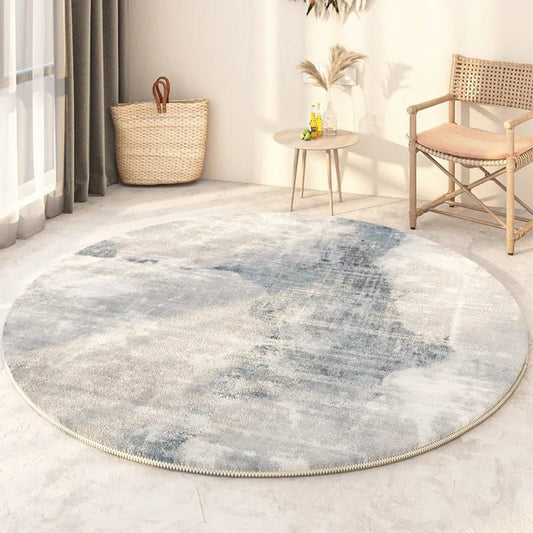 Tapis Rond Nordique Ton Neutre - Mon Tapis Design