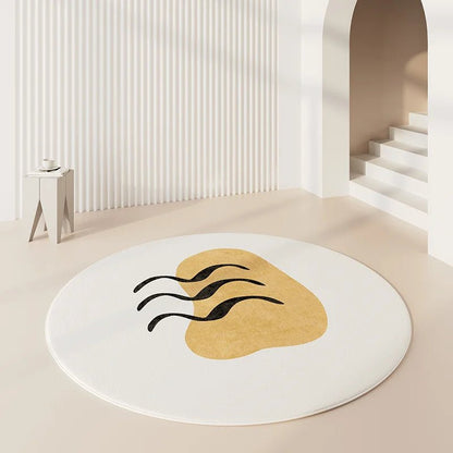 Tapis Rond Salon Tendance Bohème - Mon Tapis Design