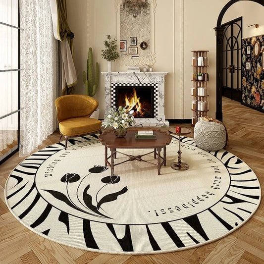 Tapis Rond Style Moderne - Mon Tapis Design