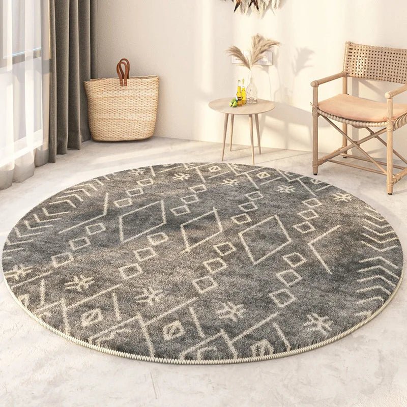 Tapis Rond Style Nordique - Mon Tapis Design