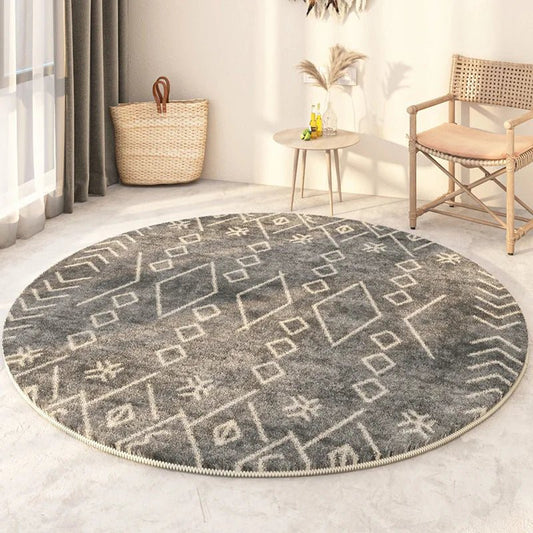 Tapis Rond Style Nordique - Mon Tapis Design