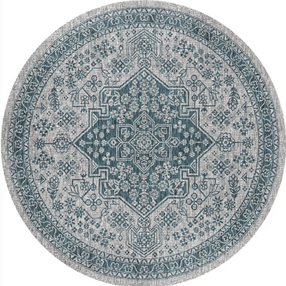 Tapis Rond Vintage Ambiance Antiquaire - Mon Tapis Design