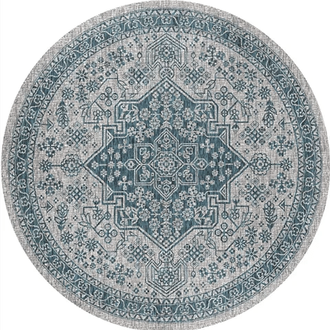 Tapis Rond Vintage Ambiance Antiquaire - Mon Tapis Design