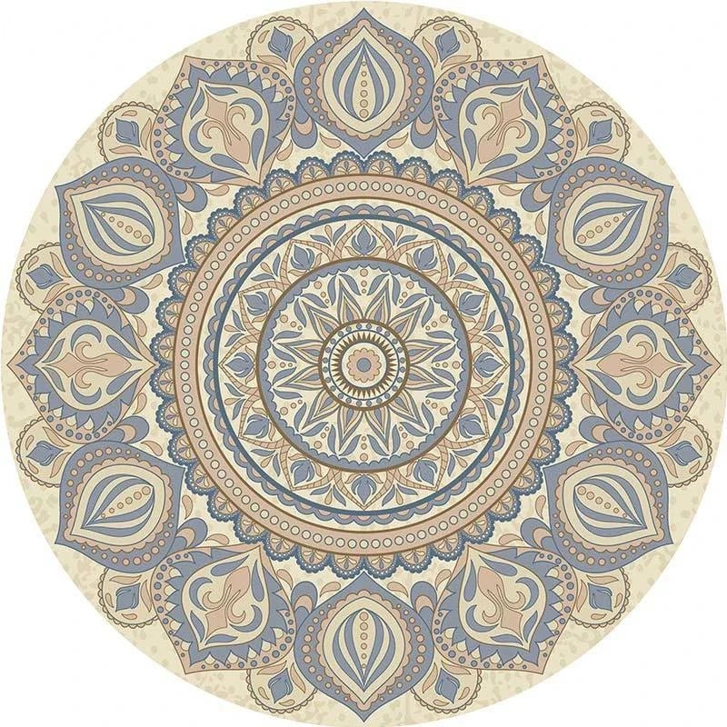 Tapis Rond Vintage Art Déco - Mon Tapis Design