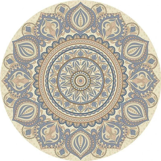 Tapis Rond Vintage Art Déco - Mon Tapis Design