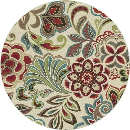Tapis Rond Vintage Charme d’Époque - Mon Tapis Design