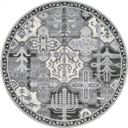 Tapis Rond Vintage Déco Classique - Mon Tapis Design