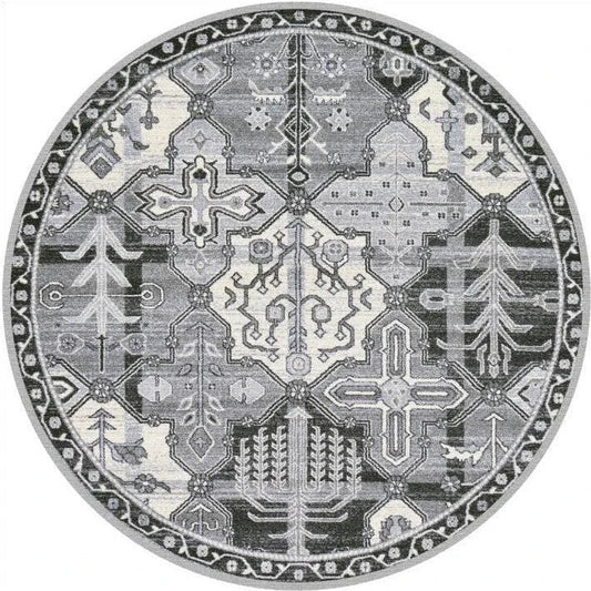 Tapis Rond Vintage Déco Classique - Mon Tapis Design