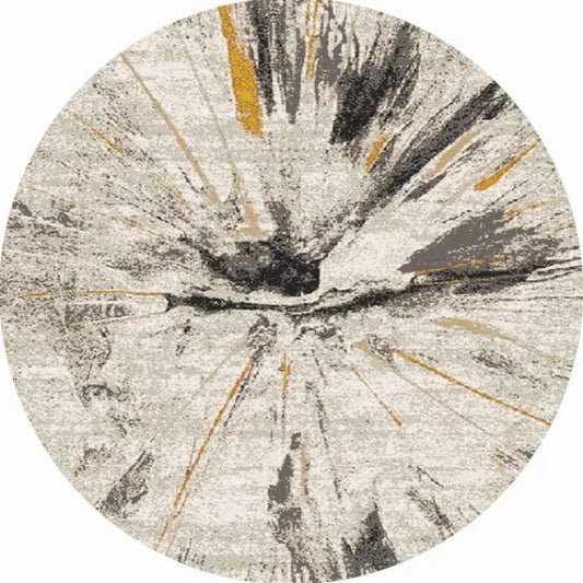 Tapis Rond Vintage Élégant - Mon Tapis Design