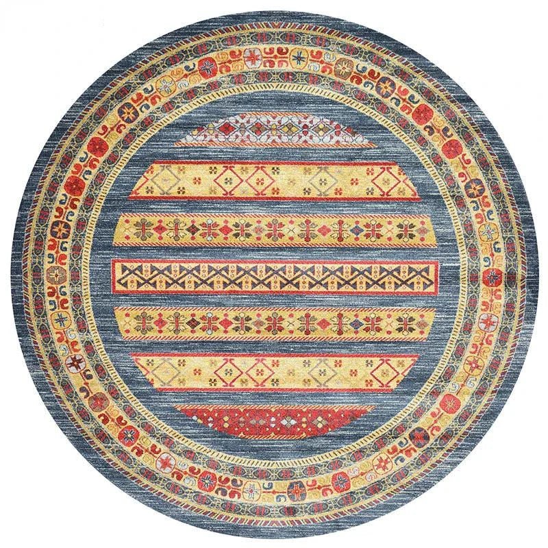 Tapis Rond Vintage Mémoire d’Orient - Mon Tapis Design