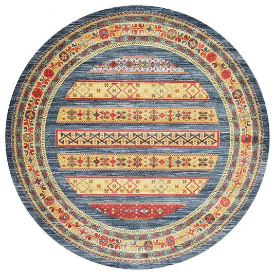 Tapis Rond Vintage Mémoire d’Orient - Mon Tapis Design