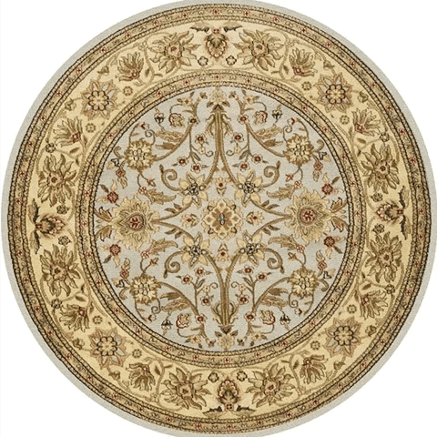 Tapis Rond Vintage Motifs d’Autrefois - Mon Tapis Design