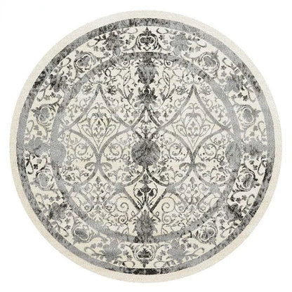 Tapis Rond Vintage Rétro Élégant - Mon Tapis Design
