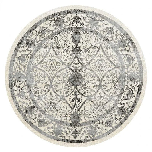 Tapis Rond Vintage Rétro Élégant - Mon Tapis Design