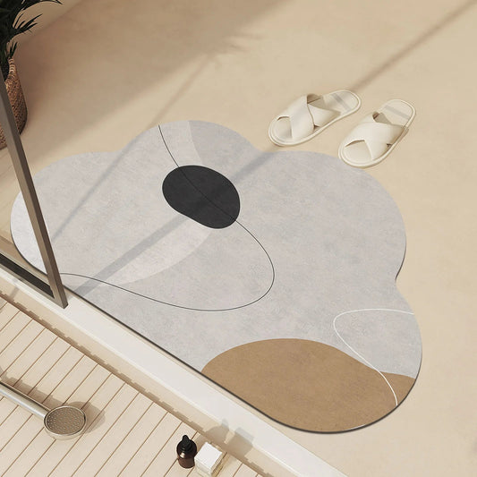 Tapis Salle de Bain Élégant Minimaliste - Mon Tapis Design