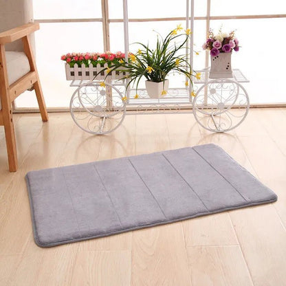 Tapis De Bain Antidérapant Gris - Mon Tapis Design