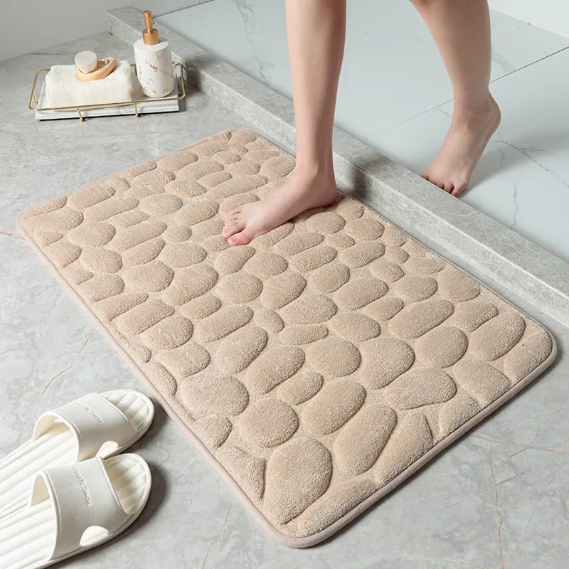 Tapis De Bain Antidérapant Mouse Marron - Mon Tapis Design