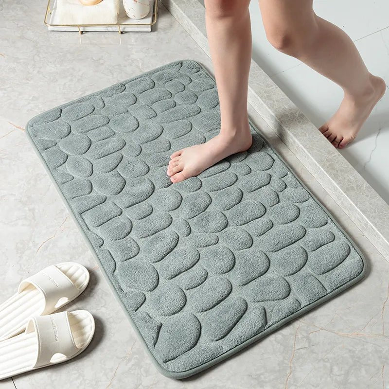 Tapis De Bain Antidérapant Mouse Vert - Mon Tapis Design