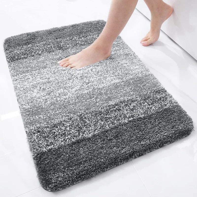 Tapis De Bain Dégradé Gris - Mon Tapis Design