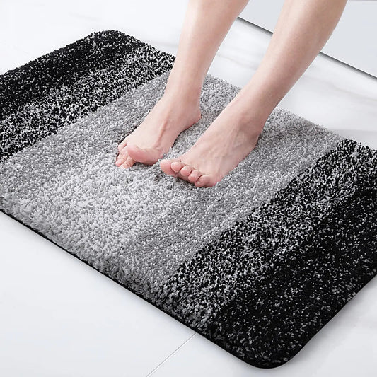 Tapis De Bain Dégradé Noir - Mon Tapis Design