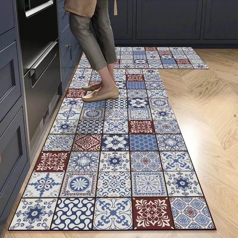 Tapis De Cuisine Carreaux Orientaux - Mon Tapis Design