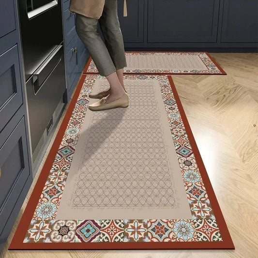 Tapis De Cuisine Mosaïque Méditerranéenne - Mon Tapis Design