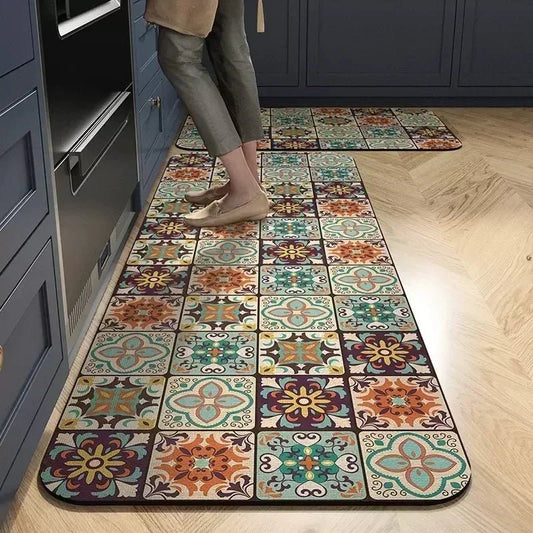 Tapis De Cuisine Mosaïques - Mon Tapis Design