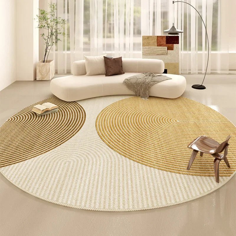 Tapis de Salon Rond Pureté - Mon Tapis Design