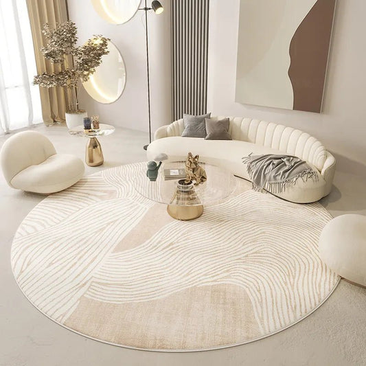 Tapis de Salon Rond Scandinave Harmonie - Mon Tapis Design