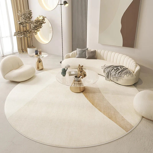 Tapis de Salon Rond Scandinave Zen - Mon Tapis Design