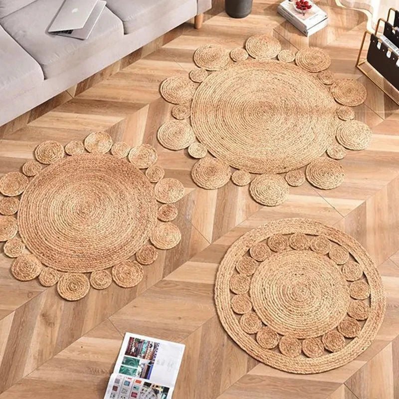 Tapis En Jute Rond - Mon Tapis Design