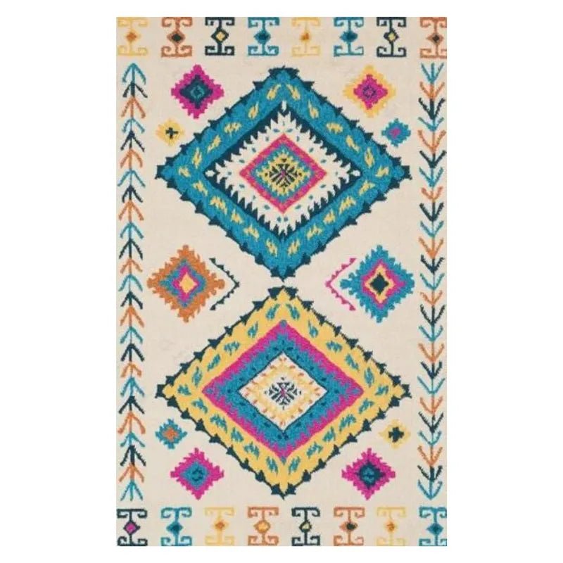 Tapis Persan Motifs Ethniques - Mon Tapis Design