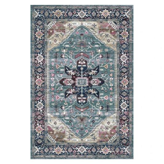 Tapis Persan Vert Turquoise - Mon Tapis Design