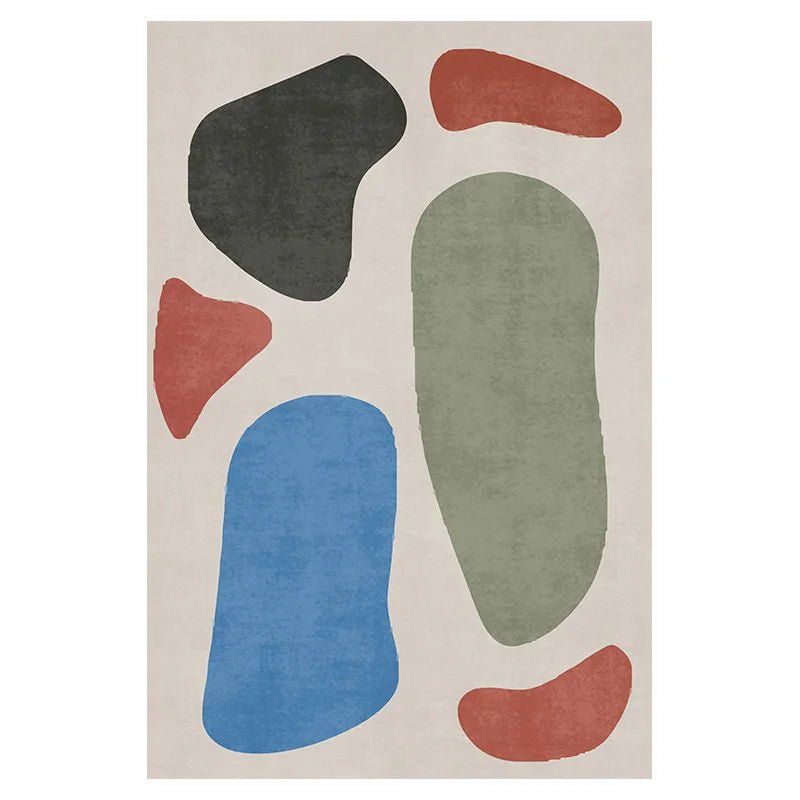 Tapis Scandinave Formes Abstraites - Mon Tapis Design