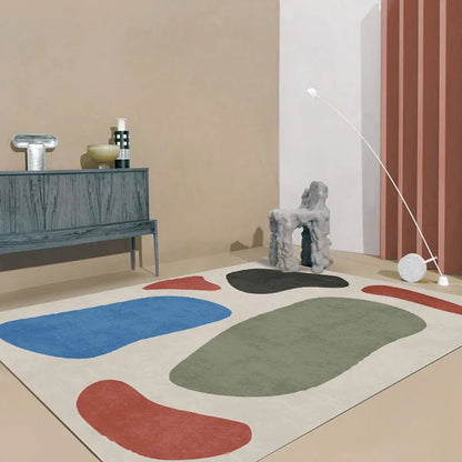 Tapis Scandinave Formes Abstraites - Mon Tapis Design