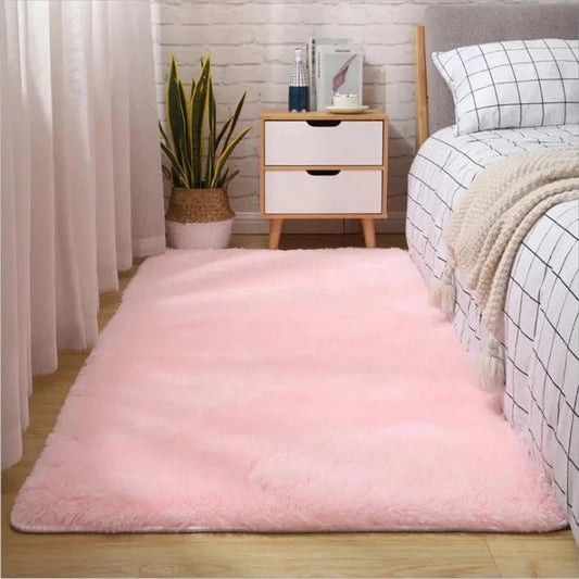 Tapis Shaggy Rose - Mon Tapis Design