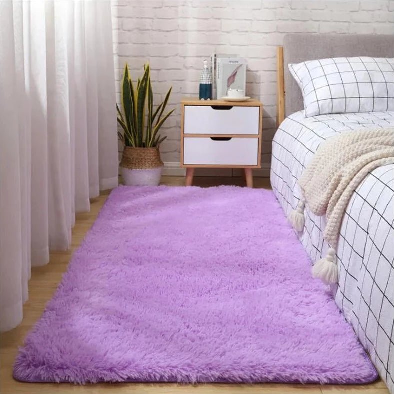 Tapis Shaggy Violet Clair - Mon Tapis Design